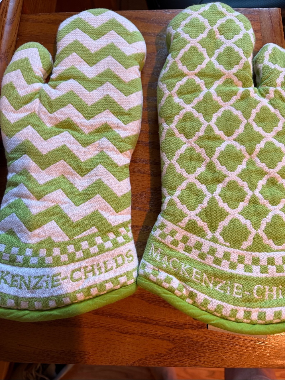 Mackenzie Childs Oven Mitts NWOTS